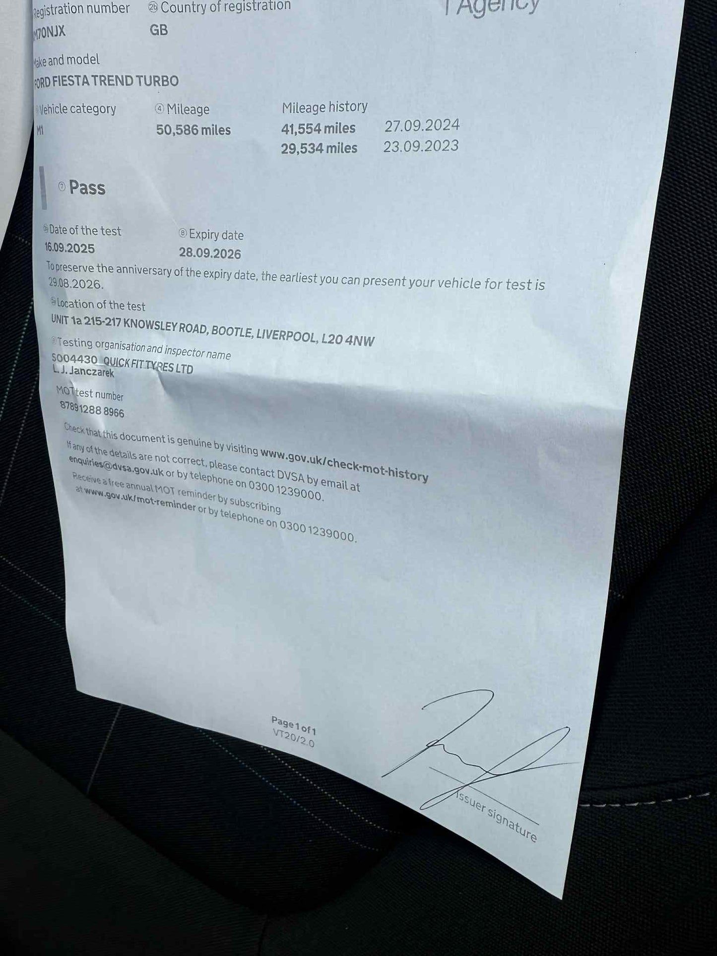 2020 - FORD FIESTA